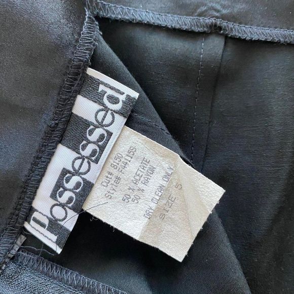 Vintage Possessed Black Mini Skirt 1990s - Junior's Size 5 - NWT - Picture 5 of 12